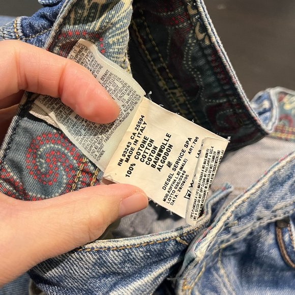 Diesel Koffha Bootcut Button Fly Made in Italy Jeans - Men's Size 29 X 29 - Picture 7 of 14